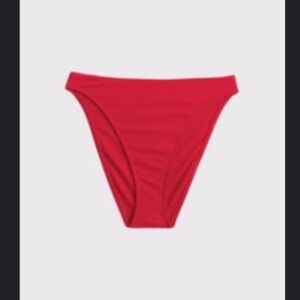 Abercrombie & Fitch Red Bikini bottom